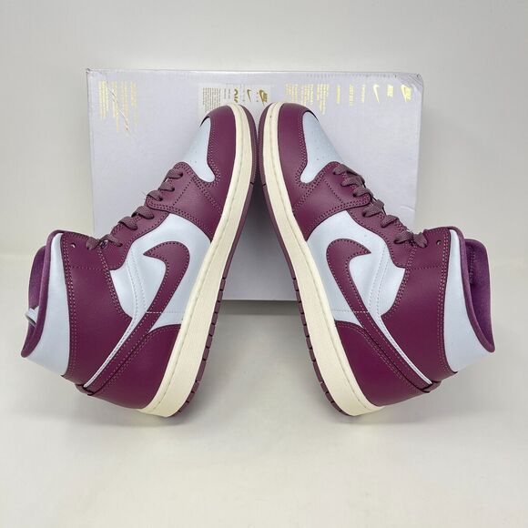 Air Jordan 1 Mid Platinum Mauve Sail Athletic Shoes BQ6472-050 Size W 11 - M 9.5 - Picture 5 of 9